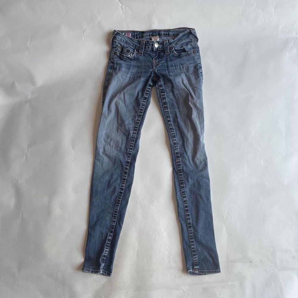 True-religion Women's Blue and Navy Jeans